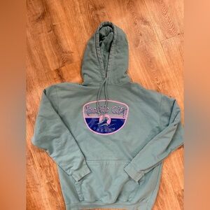 Pacific City Oregon Teal Hoodie